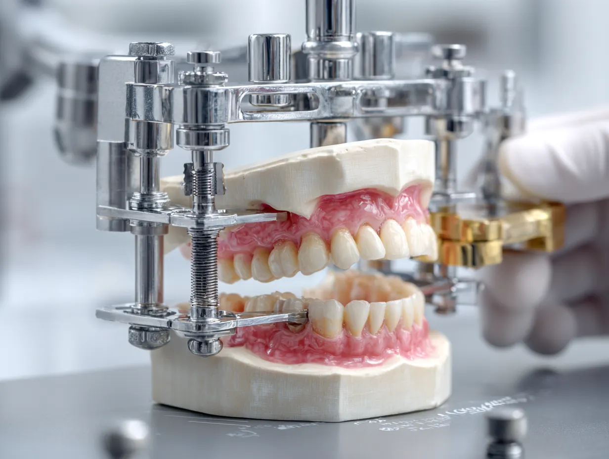 تنظیم روابط فکی روی آرتیکولاتور